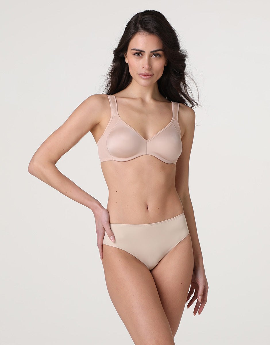 Lovable Body Bliss Modern Shaping Minimizer reggiseno con ferretto cipria modellante
