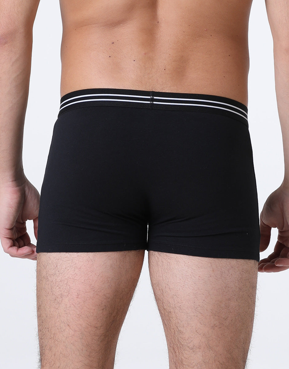 Lovable Value Elegance Basic Multipack boxer bipack nero in cotone elasticizzato
