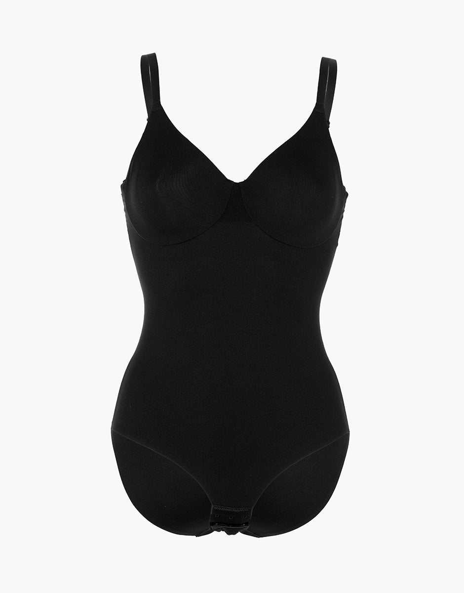 Lovable Invisible Essence Body con Ferretto nero in microfibra invisibile