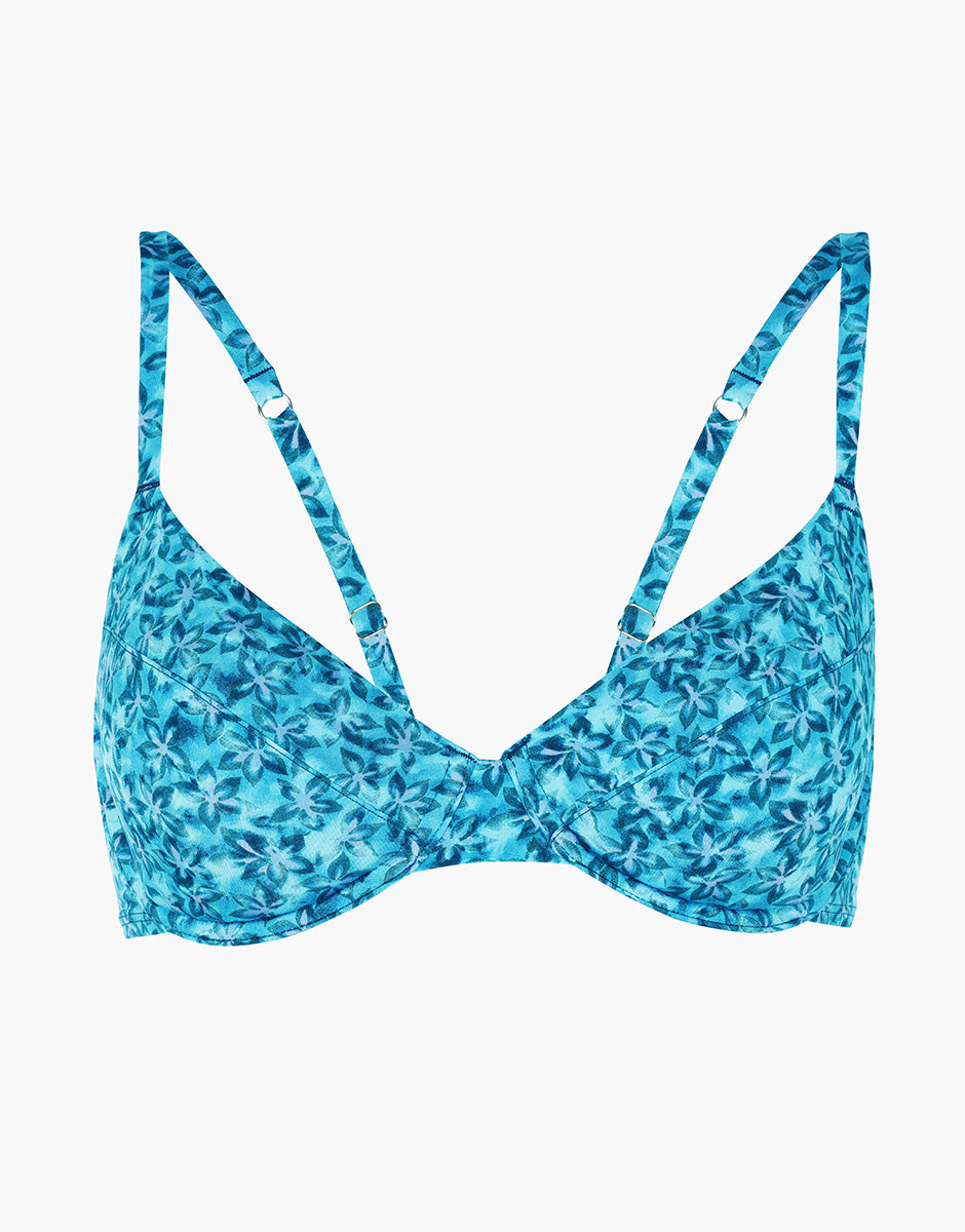 Lovable Glam Shiny Micro reggiseno costume 3C fiori multicolor