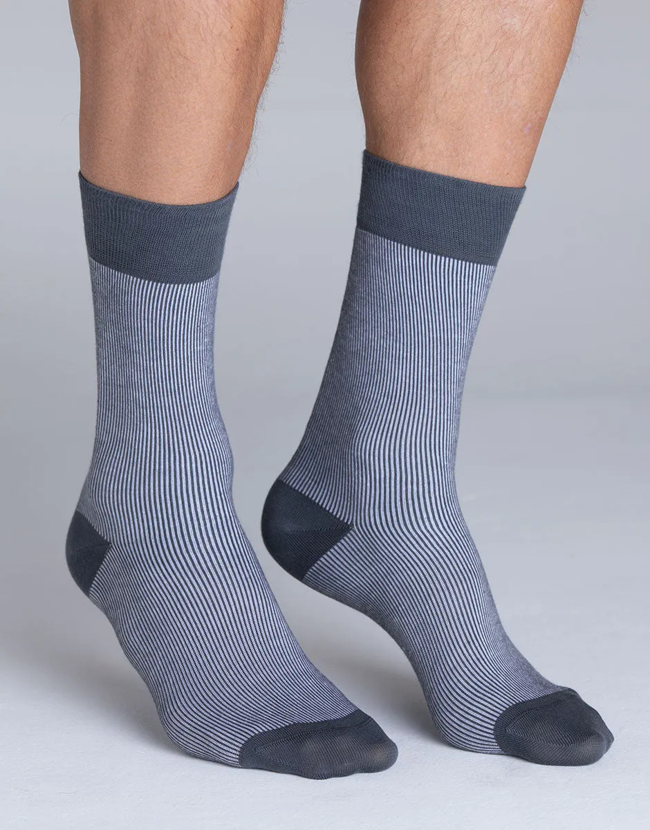 Lovable Basic Soul Calzini Corti Fancy Cotton antracite e ghiaccio cotone
