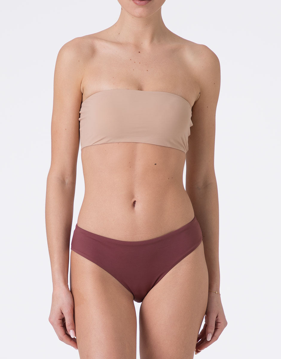 Lovable Invisible Lift Slip Invisible rosso amaranto in microfibra