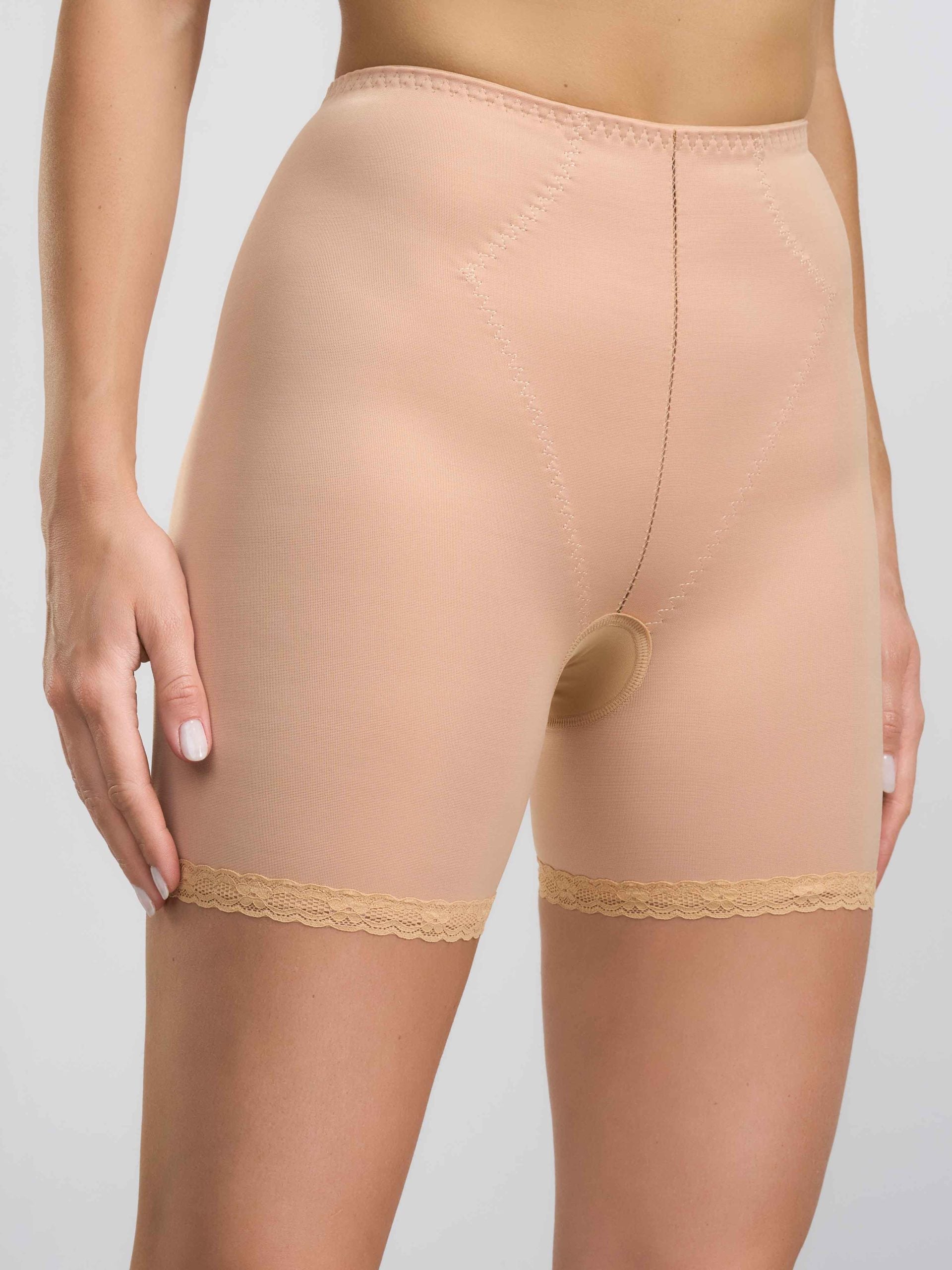 SPIMAN Design guaina gamba lunga nera contenitiva in microfibra