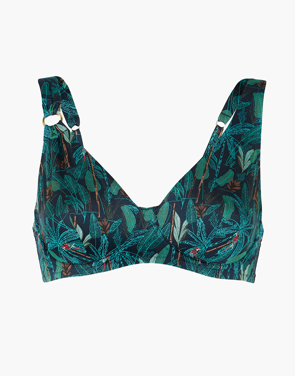 Lovable Glam Shiny Micro Contemporary Printed Micro reggiseno vela con ferretto