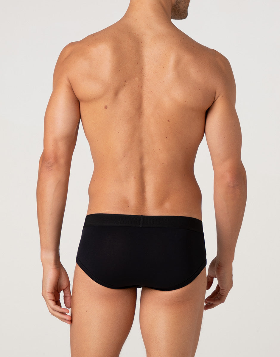 Lovable Lovely Signature Cotton slip nero uomo