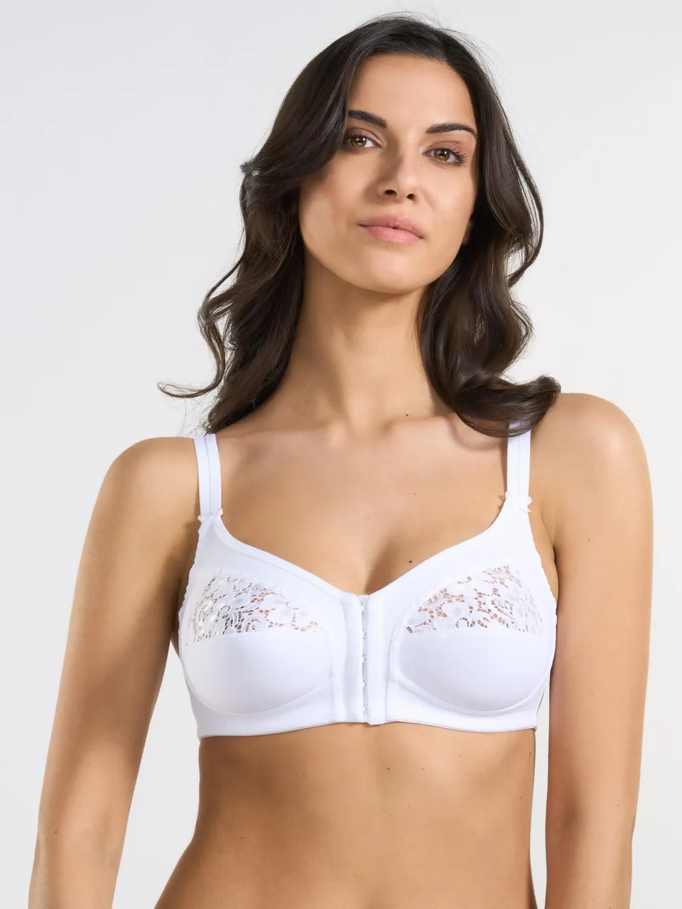 SPIMAN Comfort reggiseno in microfibra con allacciatura anteriore
