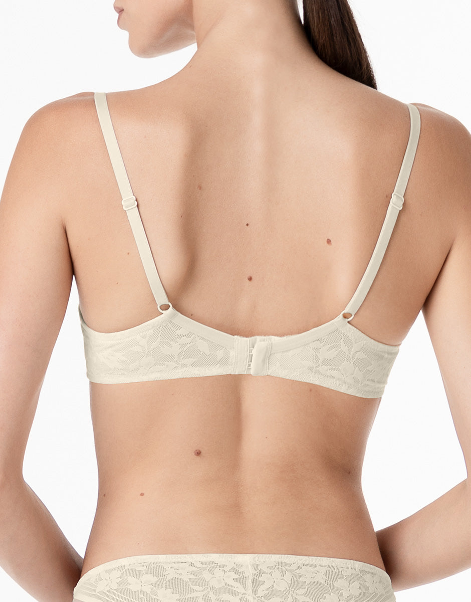 Lovable Garden Flowers Lace Blossom Lace reggiseno con ferretto avorio in pizzo