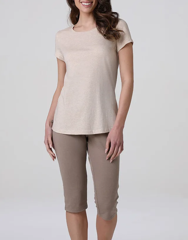 Lovable Basic Soul Pigiama Capri Girocollo pigiama cappuccino jersey cotone