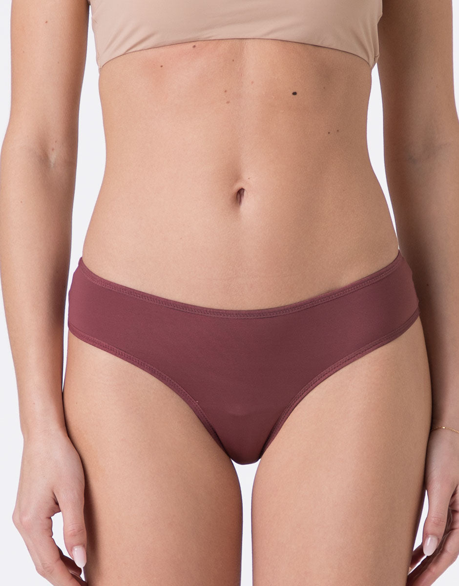 Lovable Invisible Lift Brasiliano microfibra rosso amaranto 2/S–5/XL