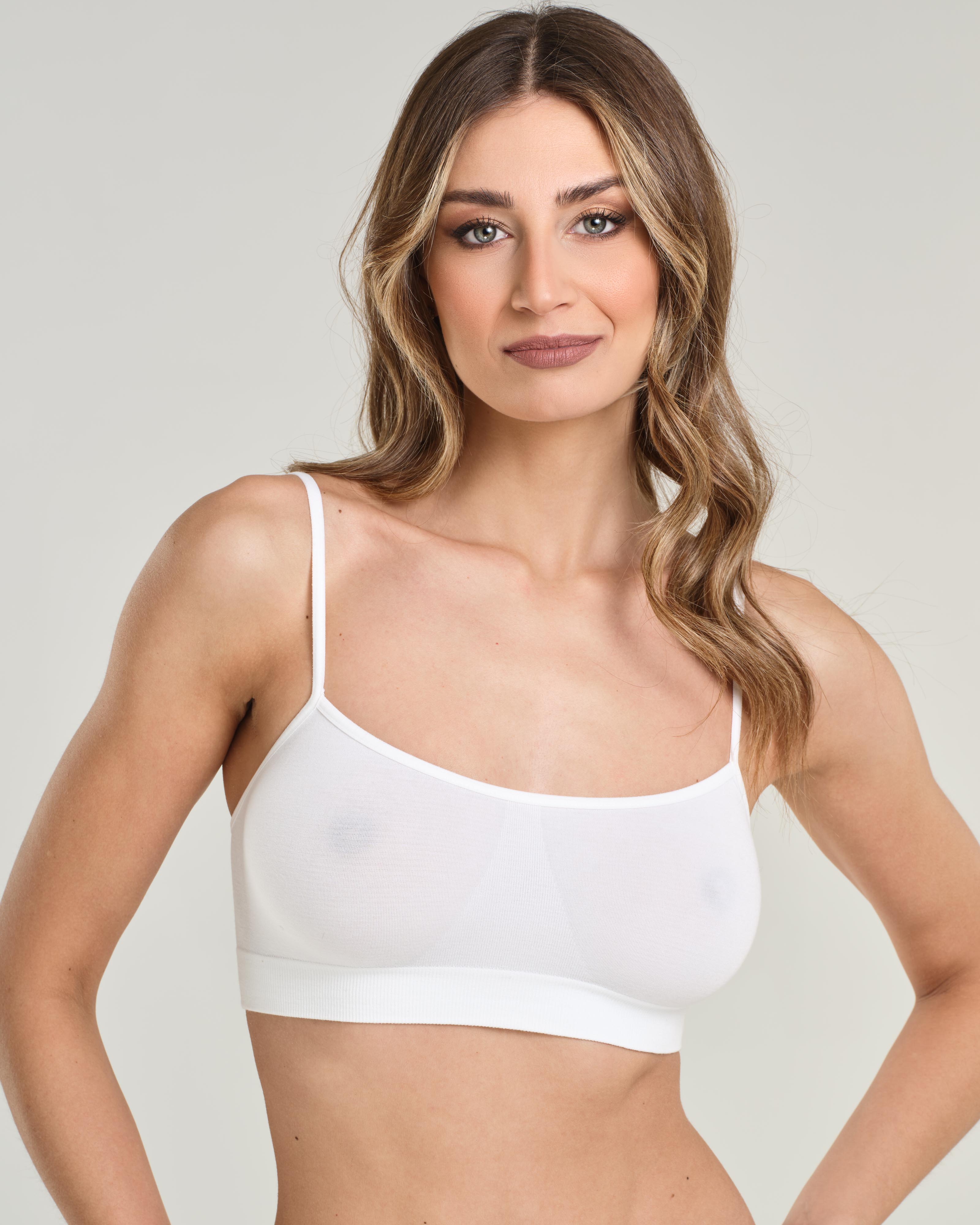 SPIMAN #Lifestyle Bamboo bralette Melange traspirante