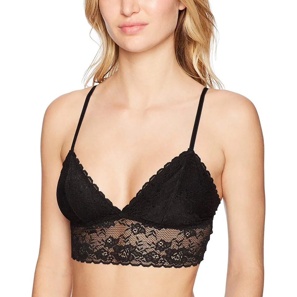 Maidenform Bras Longline Bralette reggiseno Beige (Café Au Lait), pacco da 1, morbido