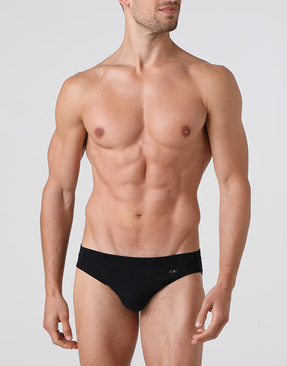 Lovable Lovely Slip mini Cotton Stretch slip nero in cotone elasticizzato