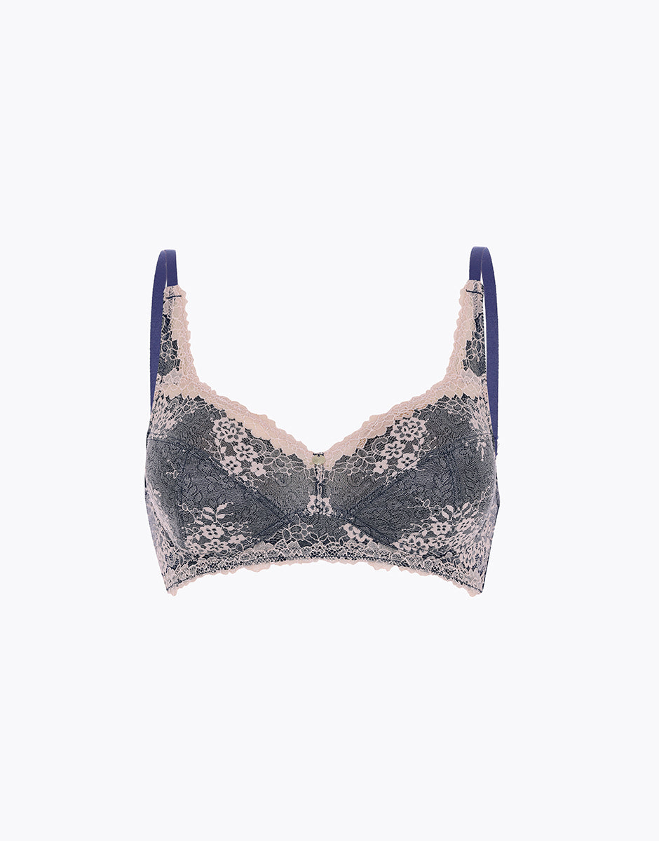 Lovable Garden Flowers Lace Beauty Curves reggiseno 3B pizzo bicolore