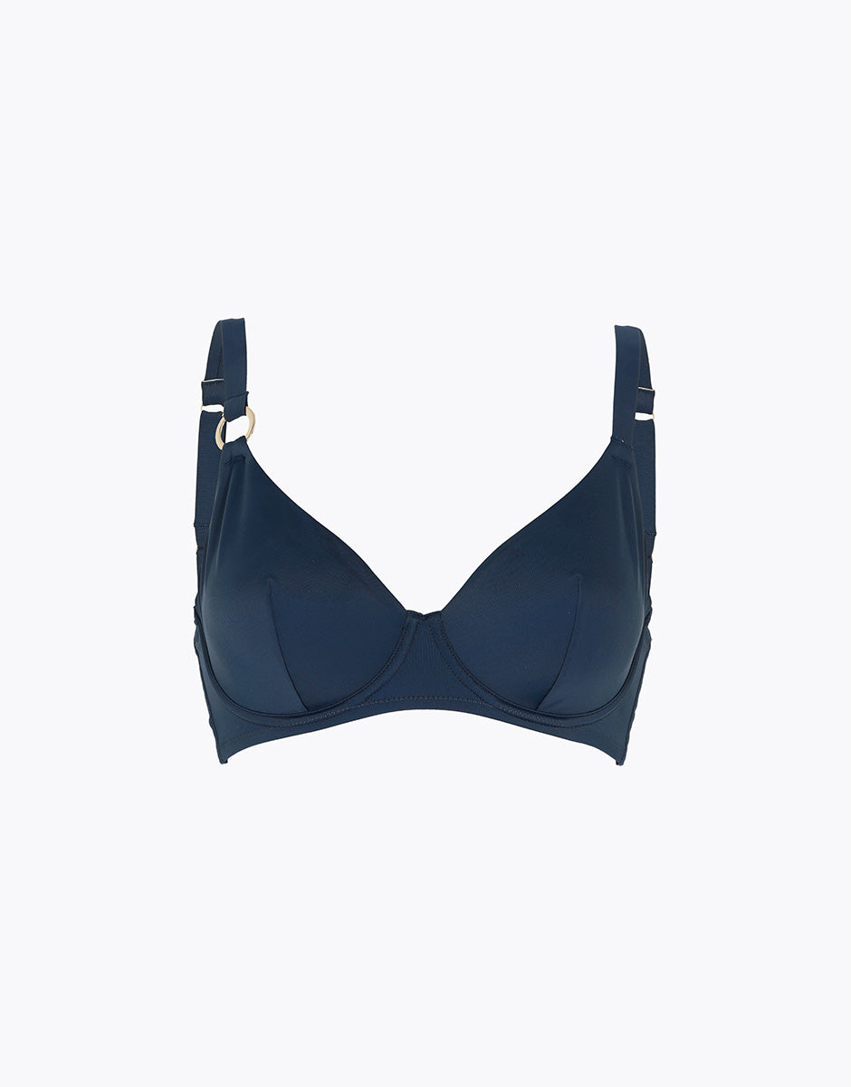 Lovable Glam Shiny Micro Rephined Shaping Micro reggiseno vela blu notte