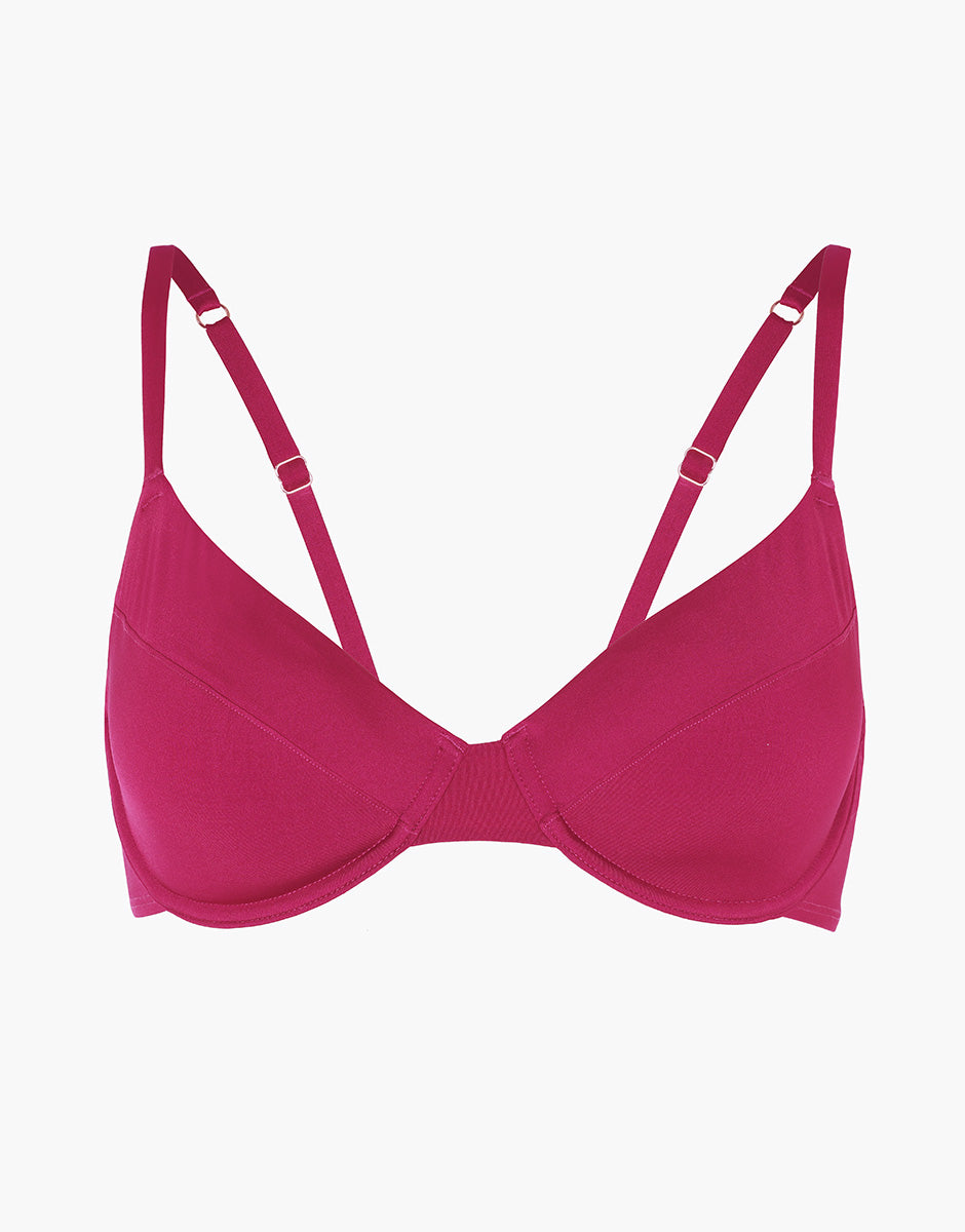 Lovable Glam Shiny Micro reggiseno con ferretto lampone viola