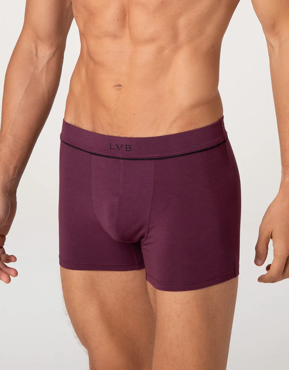 Lovable Value Elegance Modern Cotton Modal boxer uomo vinaccia taglia 4/M