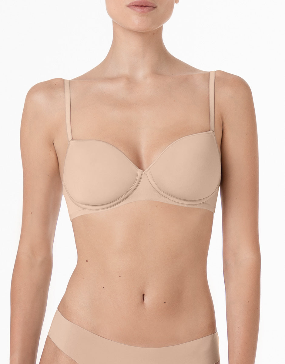 Lovable Invisible Breeze reggiseno coppa spacer nudo chiaro 2A traspirante