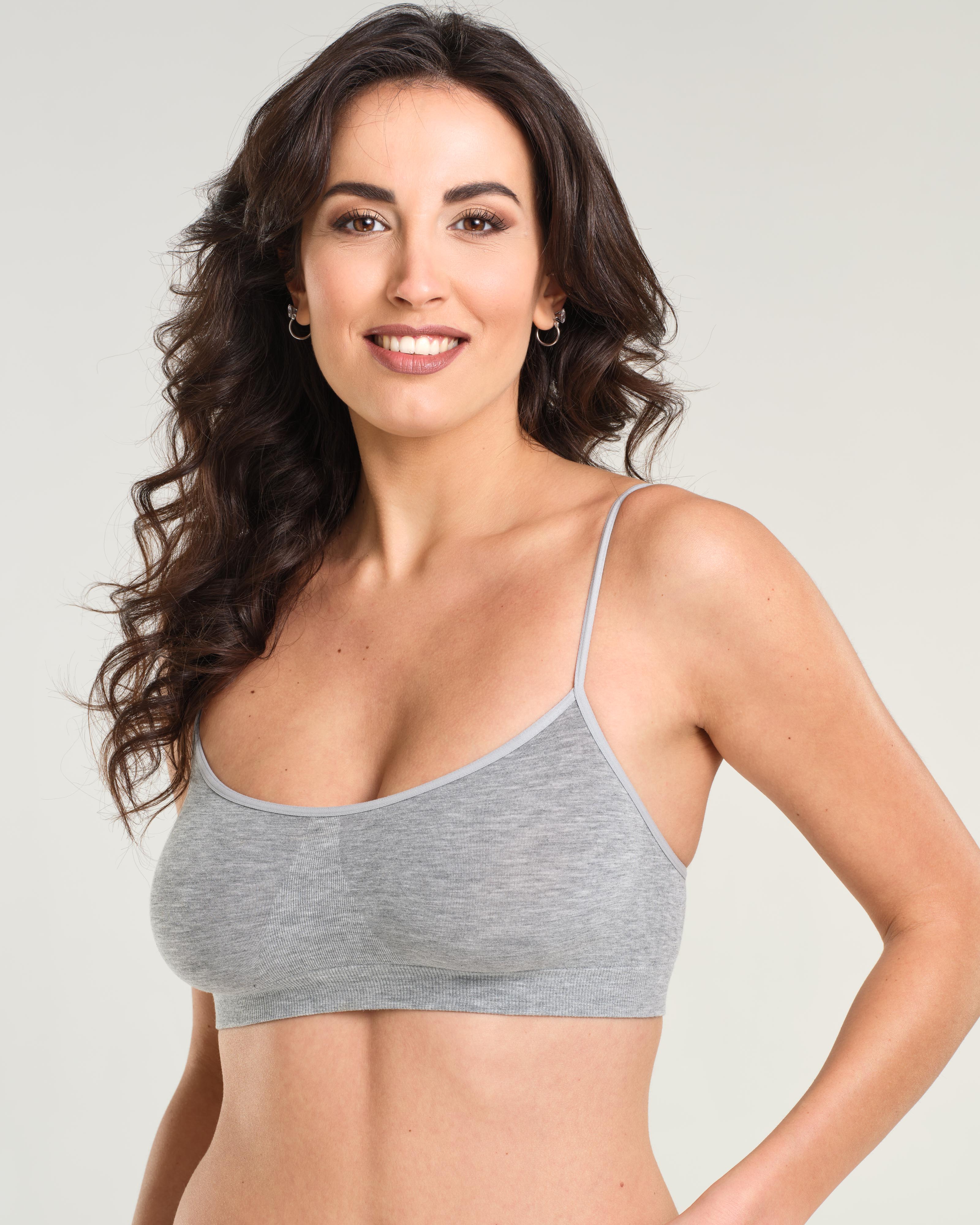 SPIMAN #Lifestyle Bamboo bralette Melange traspirante