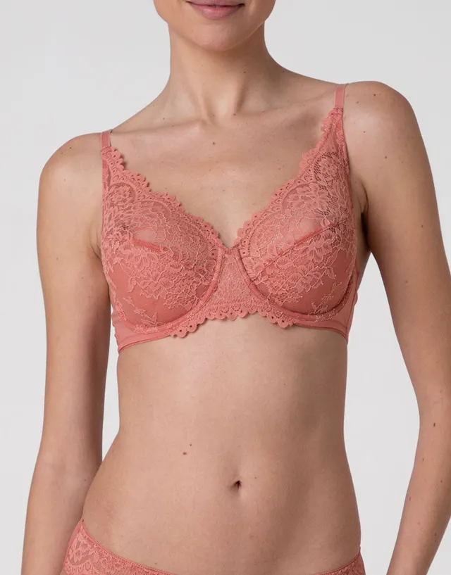 Lovable Garden Flowers Lace Stylish Lace reggiseno 3C–6E terracotta chiaro in pizzo