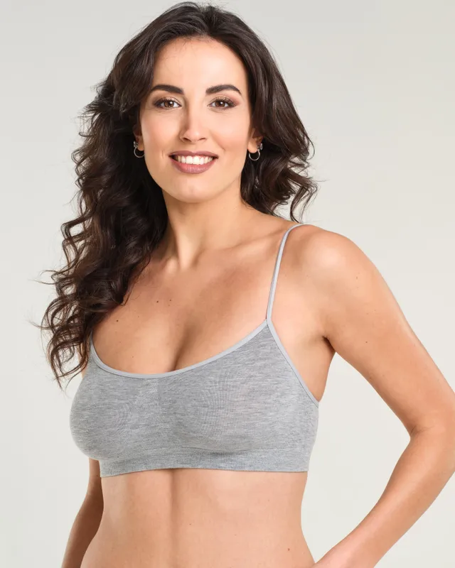 SPIMAN #Lifestyle Bamboo bralette Melange traspirante