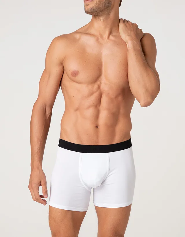 Lovable Value Elegance Signature Cotton boxer lungo bianco cotone Pima