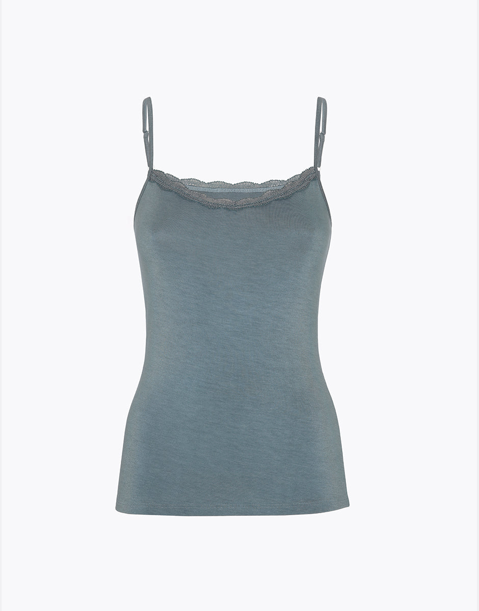 Lovable Basic Soul top in viscosa con pizzo carta da zucchero