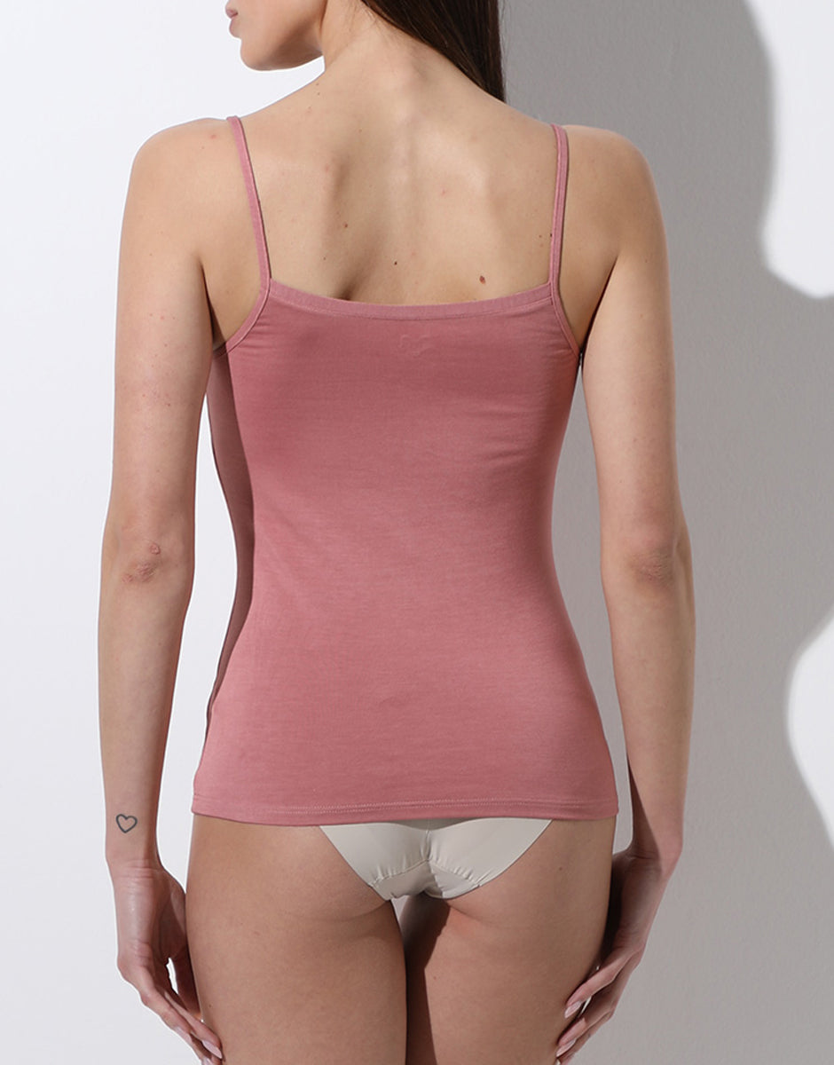 Lovable Basic Soul L7012E1-0O1 top rosa polvere in viscosa