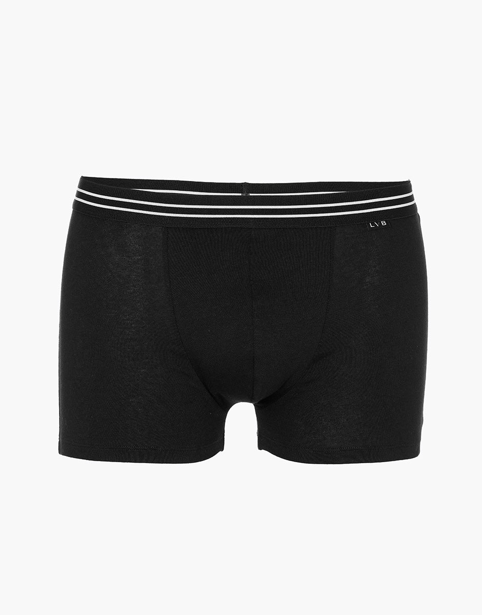 Lovable Value Elegance Basic Multipack boxer bipack nero in cotone elasticizzato