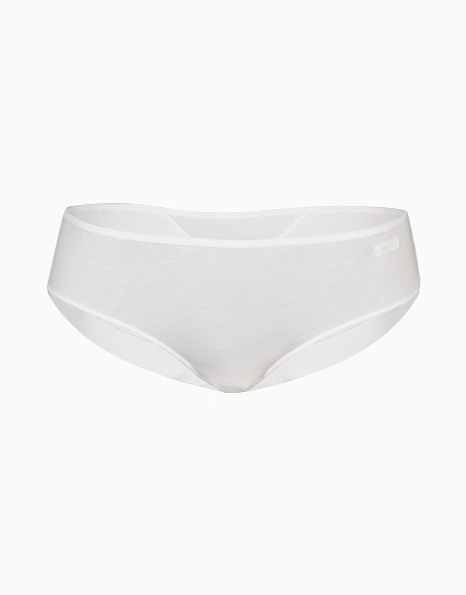Lovable Invisible Cotton culotte brasiliano bianca in cotone senza cuciture