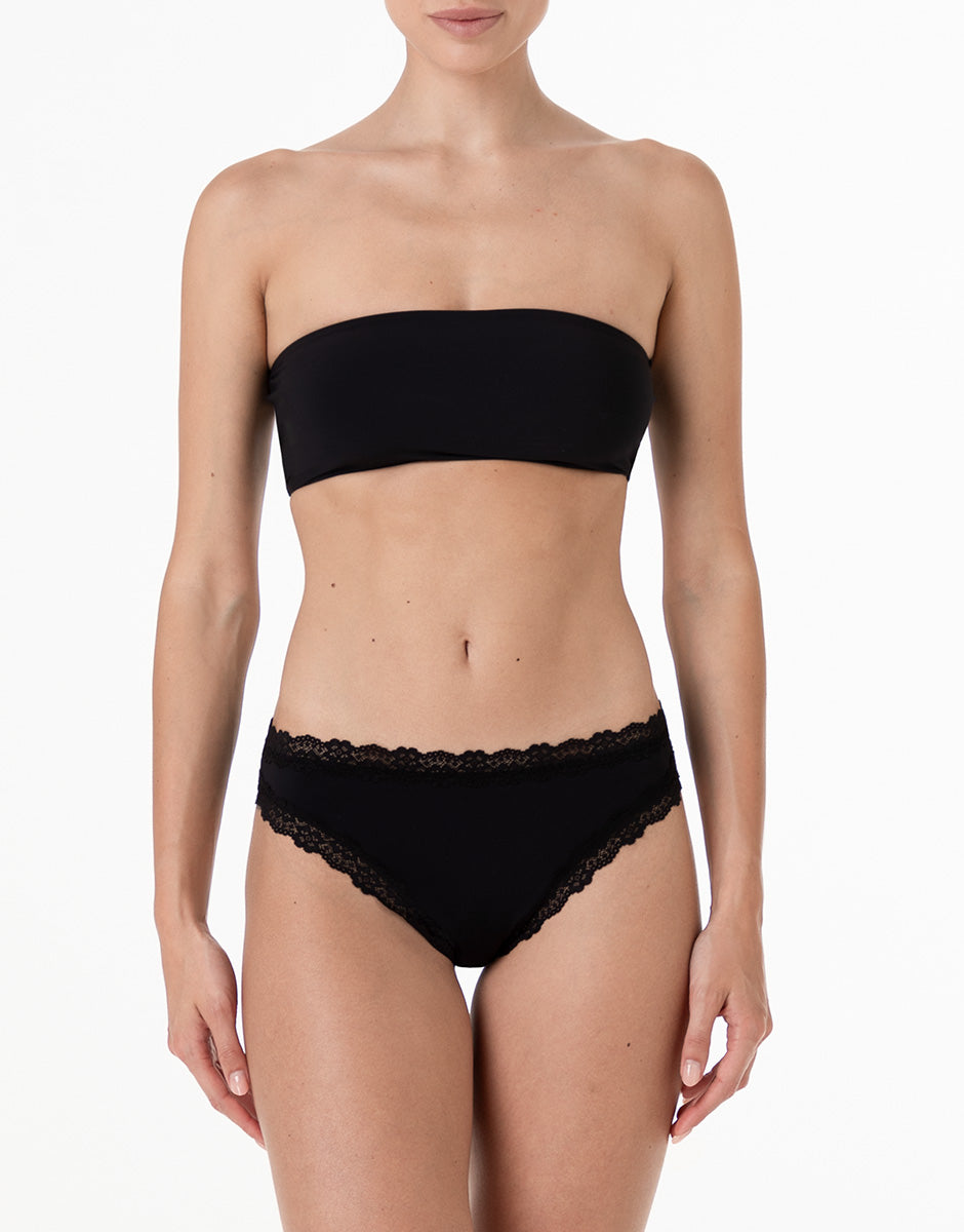 Lovable So Lacy Panties Lacy Micro Brasiliano nero