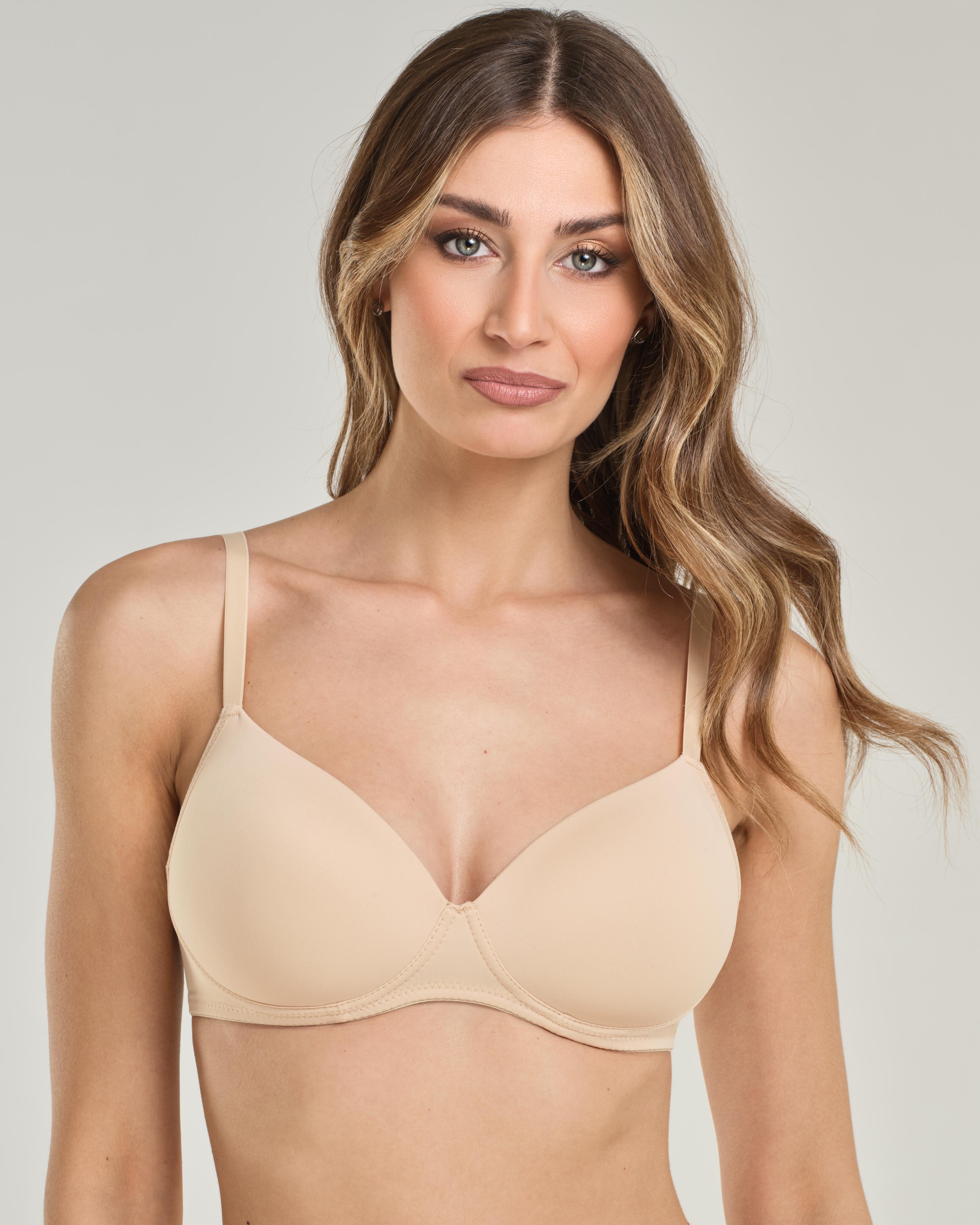 SPIMAN Design Reggiseno senza ferretto nero coppa B
