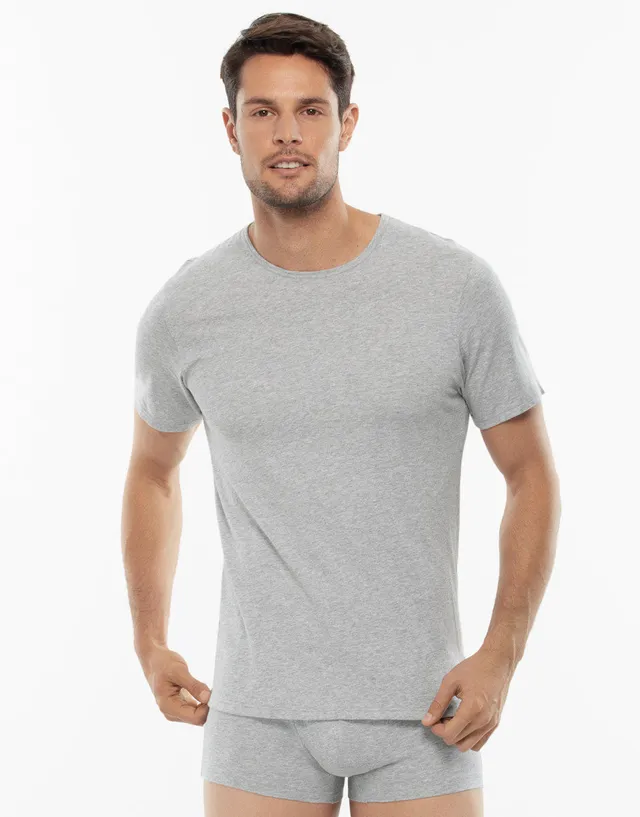 Lovable Basic Soul 100% Pure Cotton T-shirt grigio melange
