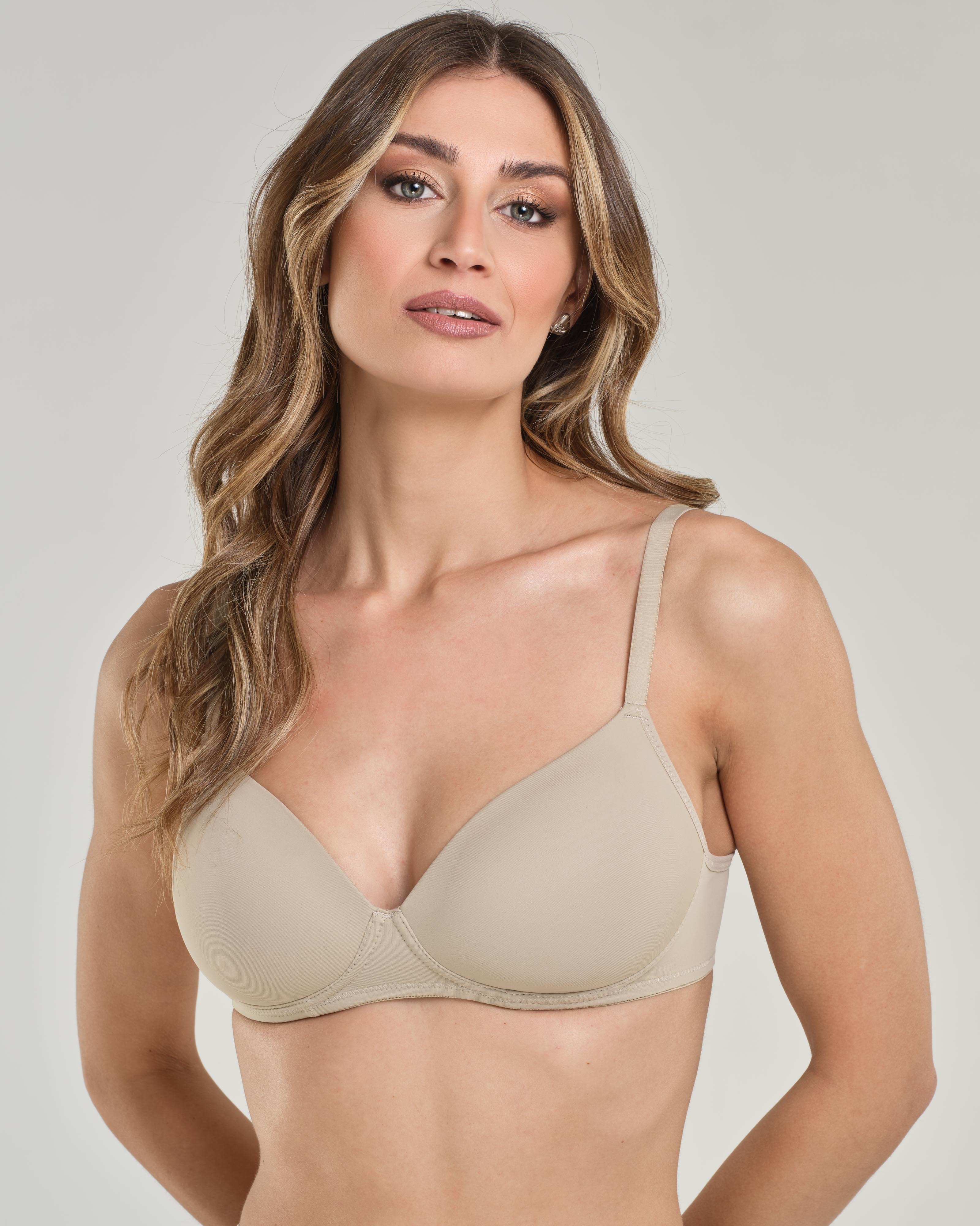 SPIMAN Design Reggiseno senza ferretto nero coppa B