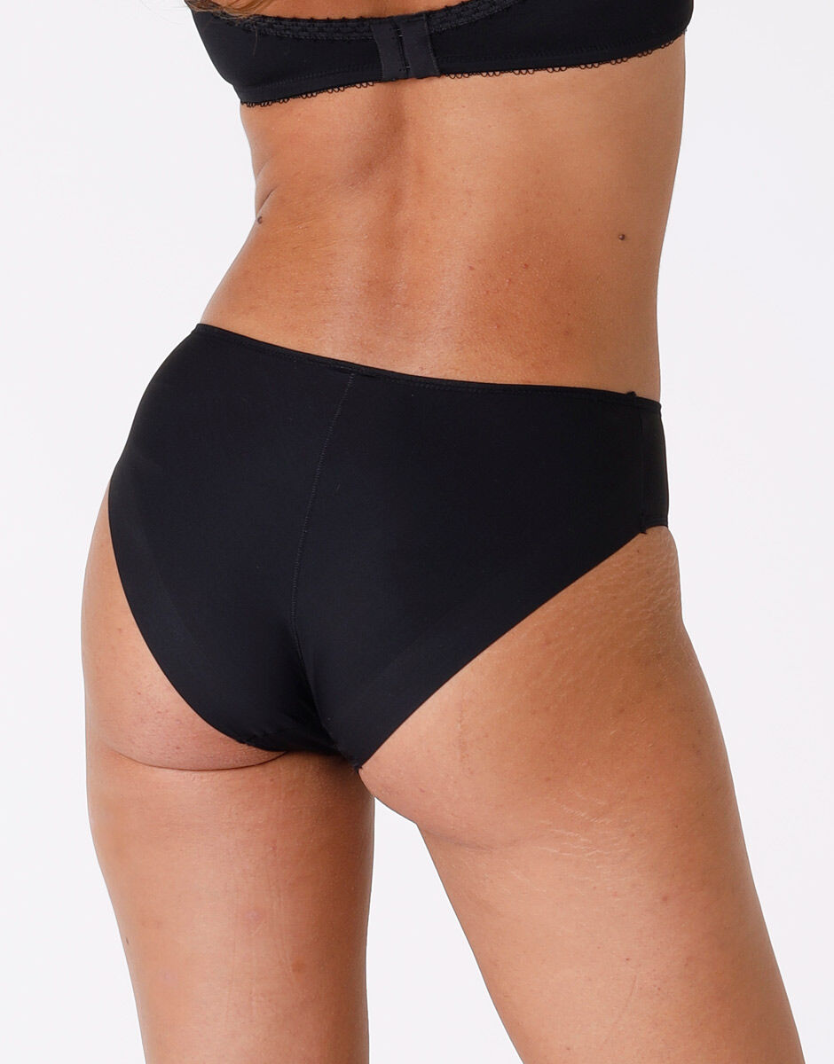 Lovable Invisible Lift Slip midi nero in microfibra invisibile