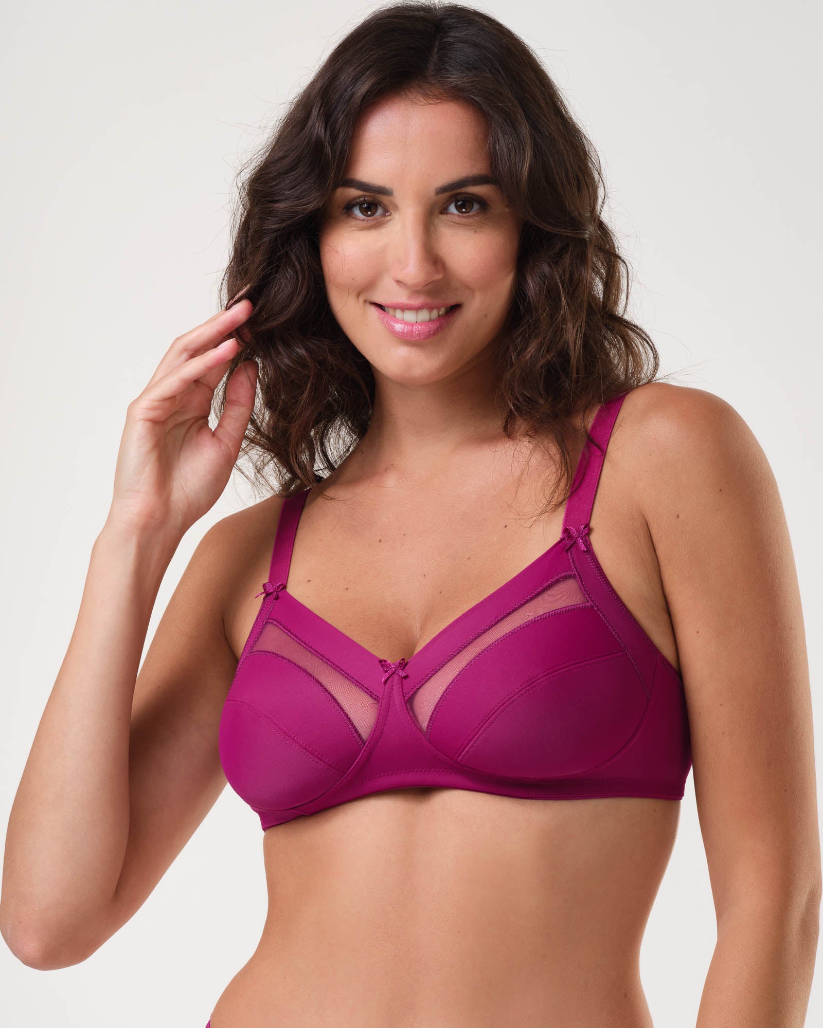 SPIMAN Style reggiseno coppa B tortora elasticizzato