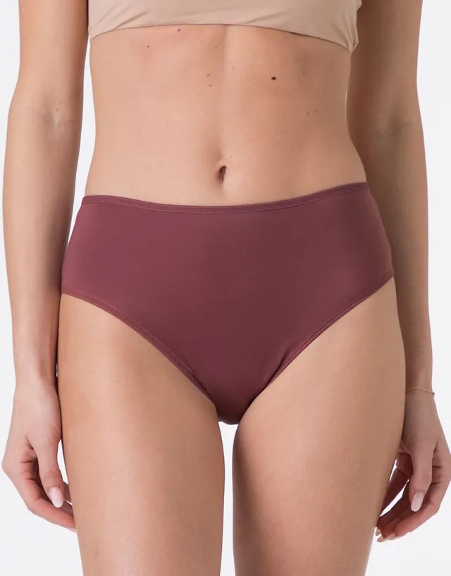 Lovable Invisible Lift Slip midi rosso amaranto in microfibra invisibile