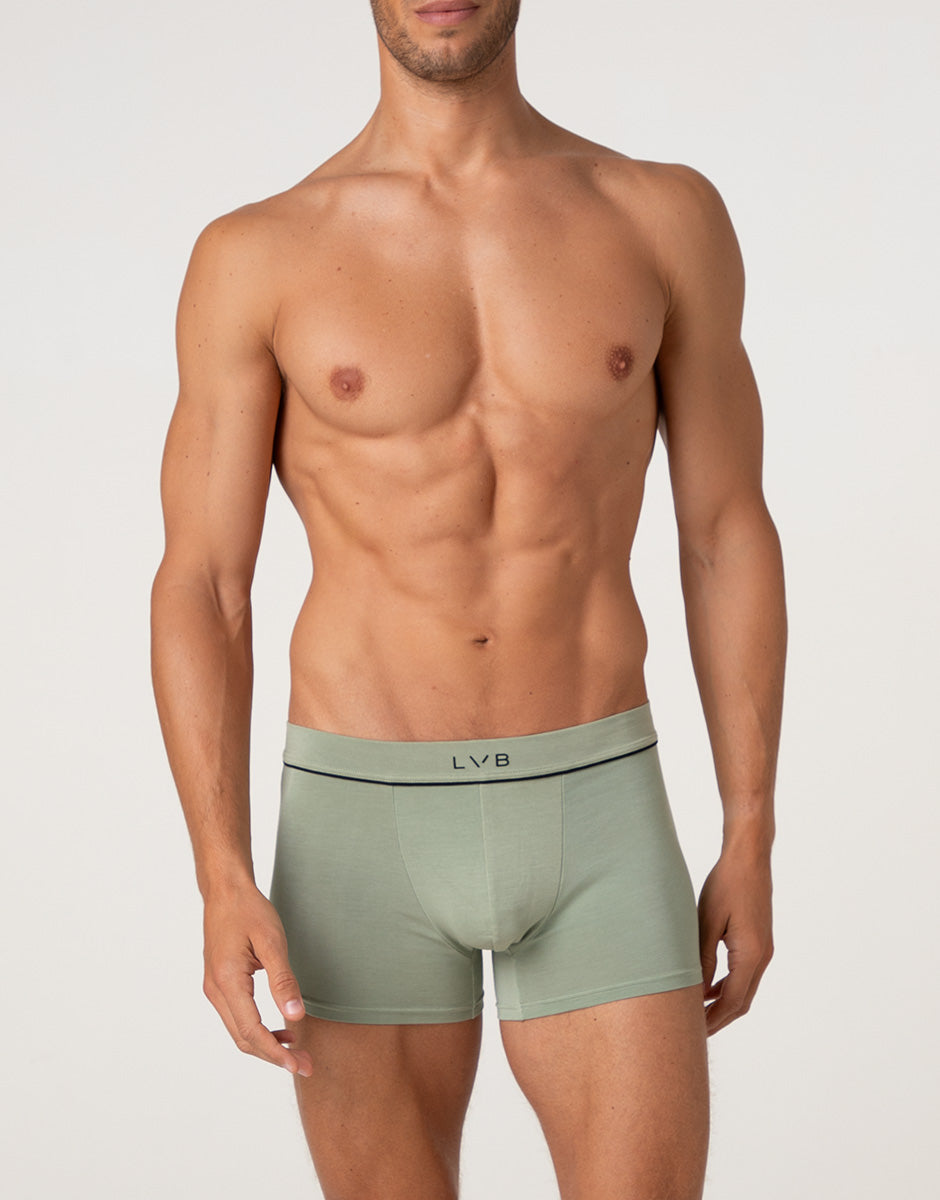 Lovable Value Elegance Modern Cotton Modal boxer uomo salvia