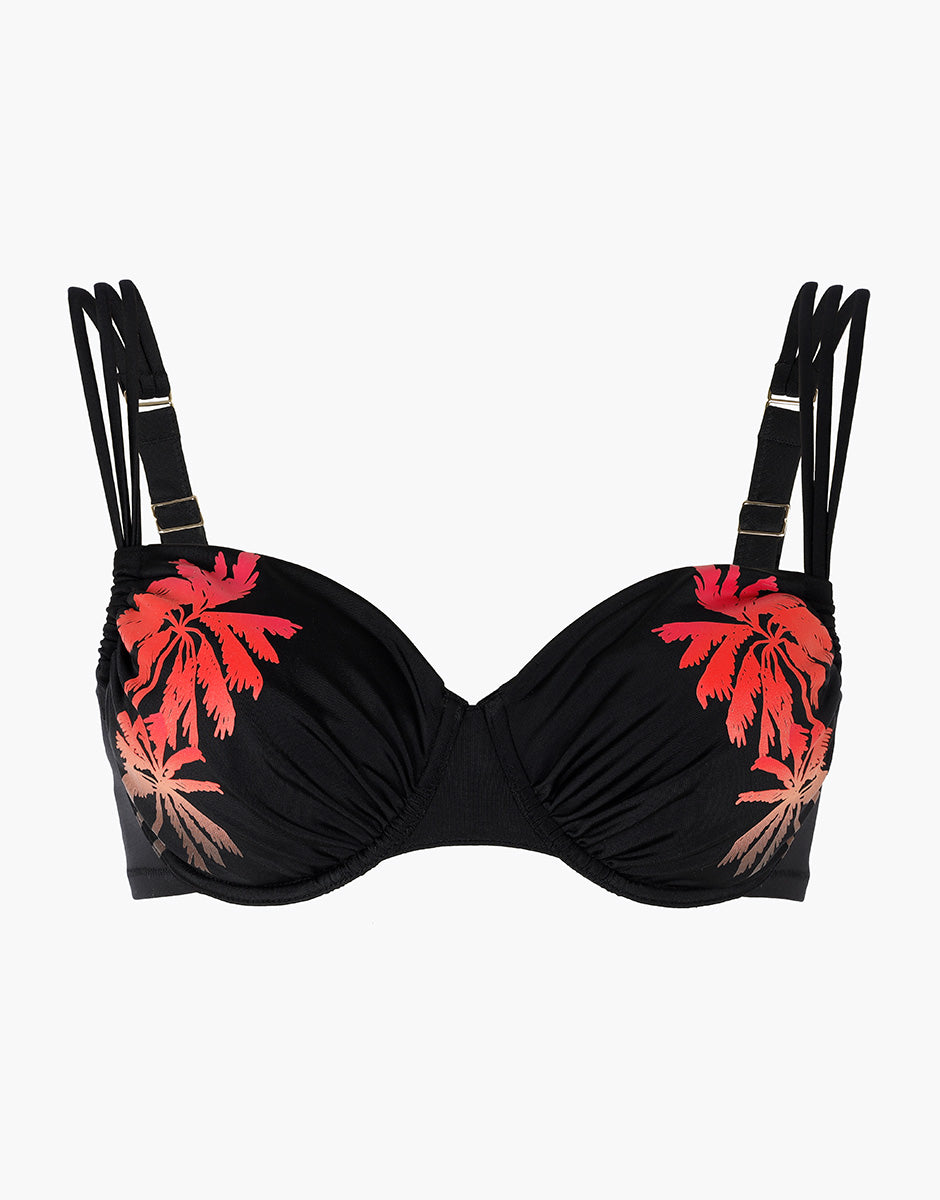 Lovable Glam Shiny Micro reggiseno costume Printed Shaping Micro nero