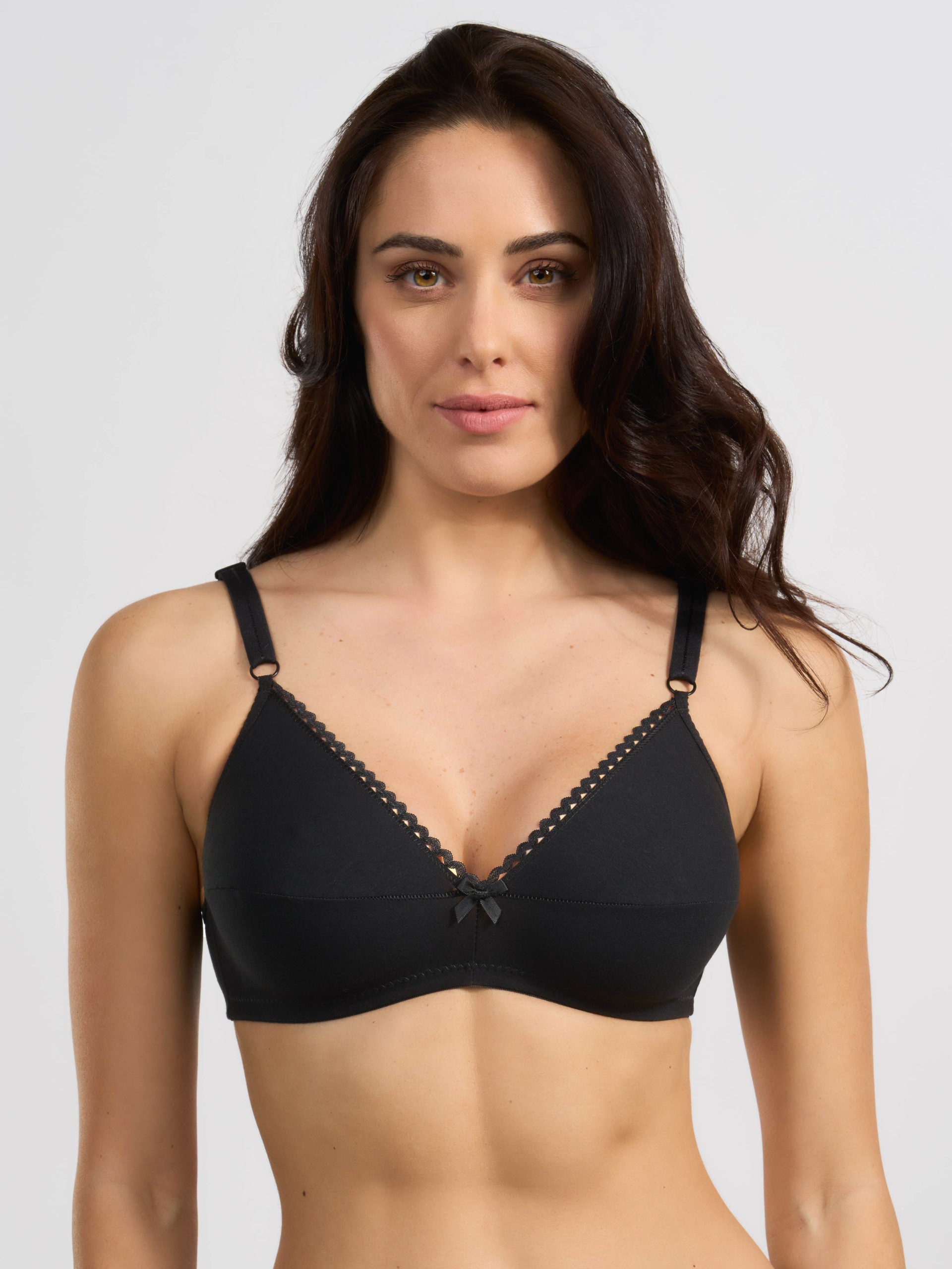 SPIMAN Armonya reggiseno in cotone elasticizzato coppa B bianco