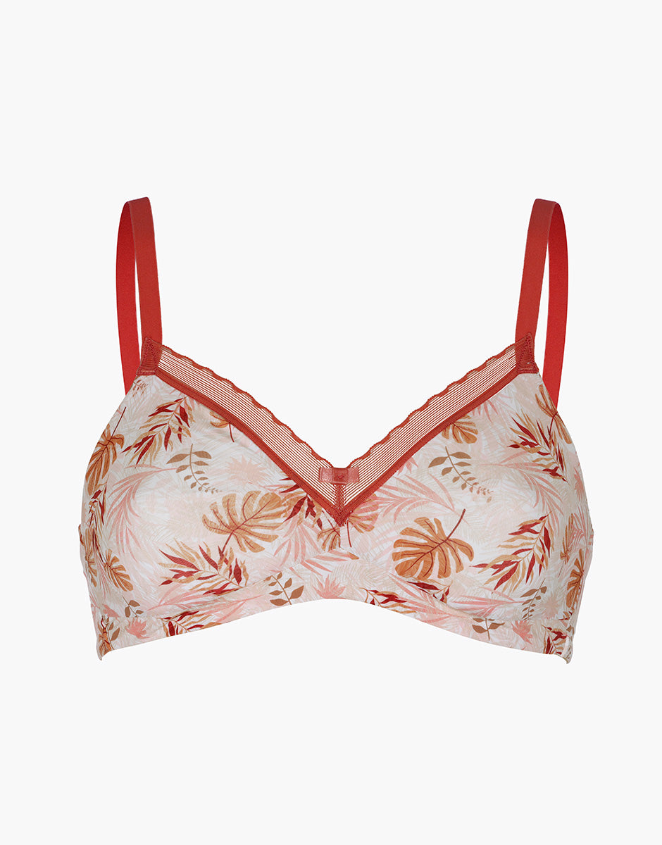 Lovable My Daily Comfort Reggiseno senza ferretto Printed rosa polvere stampato