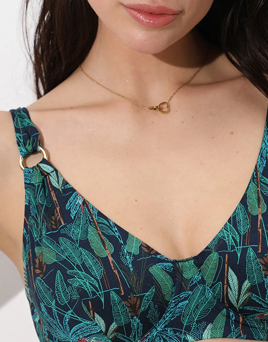 Lovable Glam Shiny Micro Contemporary Printed Micro reggiseno vela con ferretto