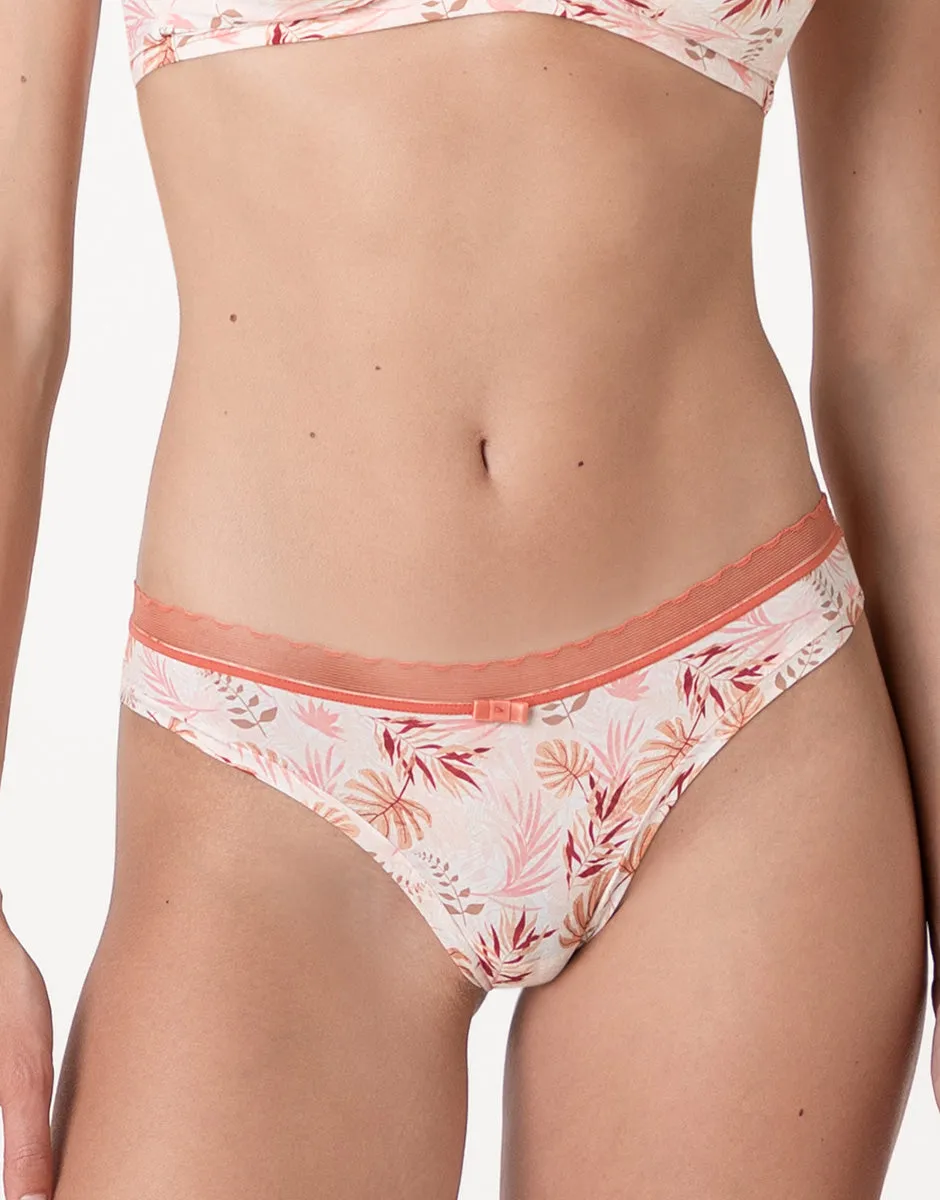 Lovable My Daily Comfort brasiliano microfibra 2/S rosa polvere stampato