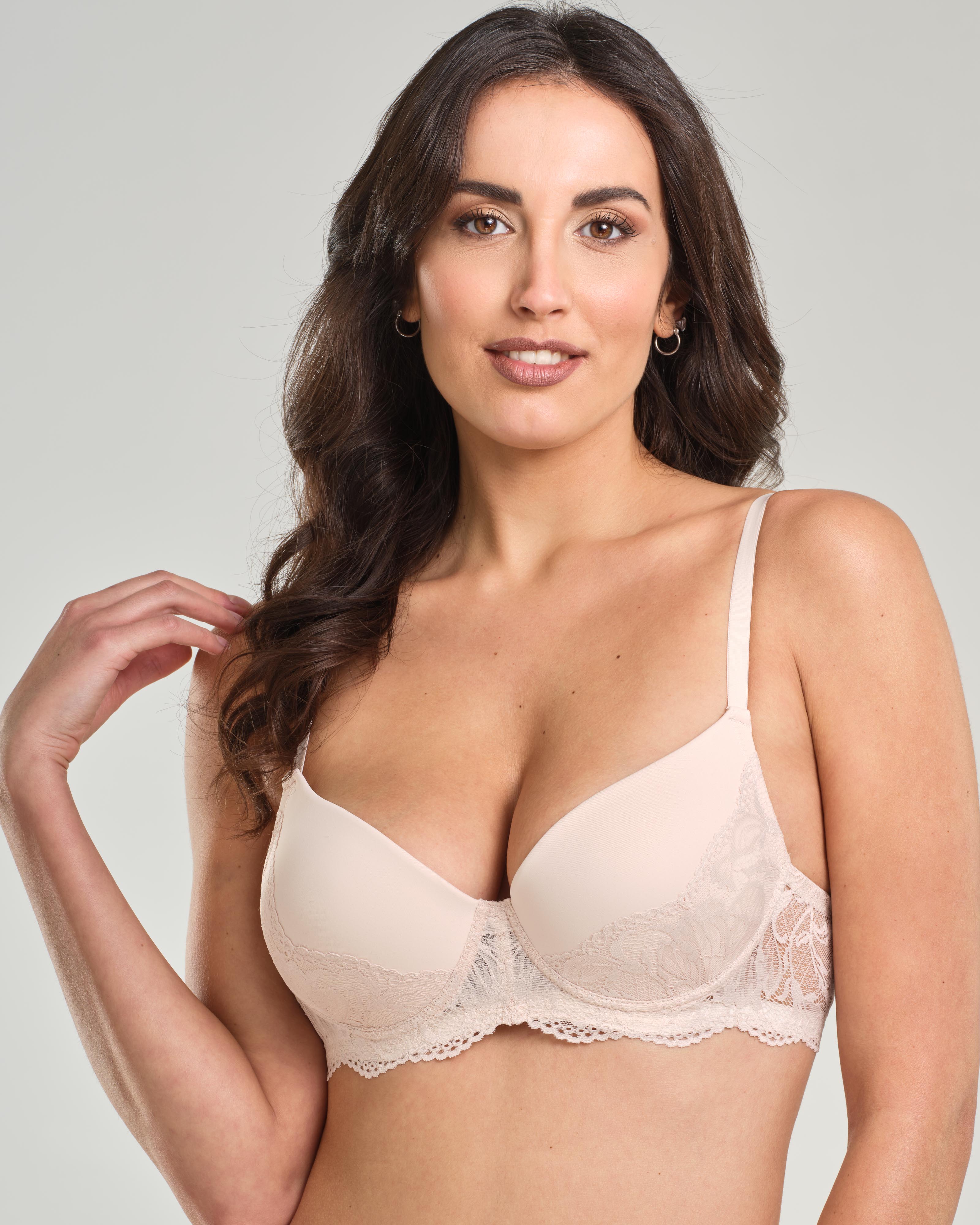 SPIMAN Monamour Reggiseno con ferretto bianco coppa B