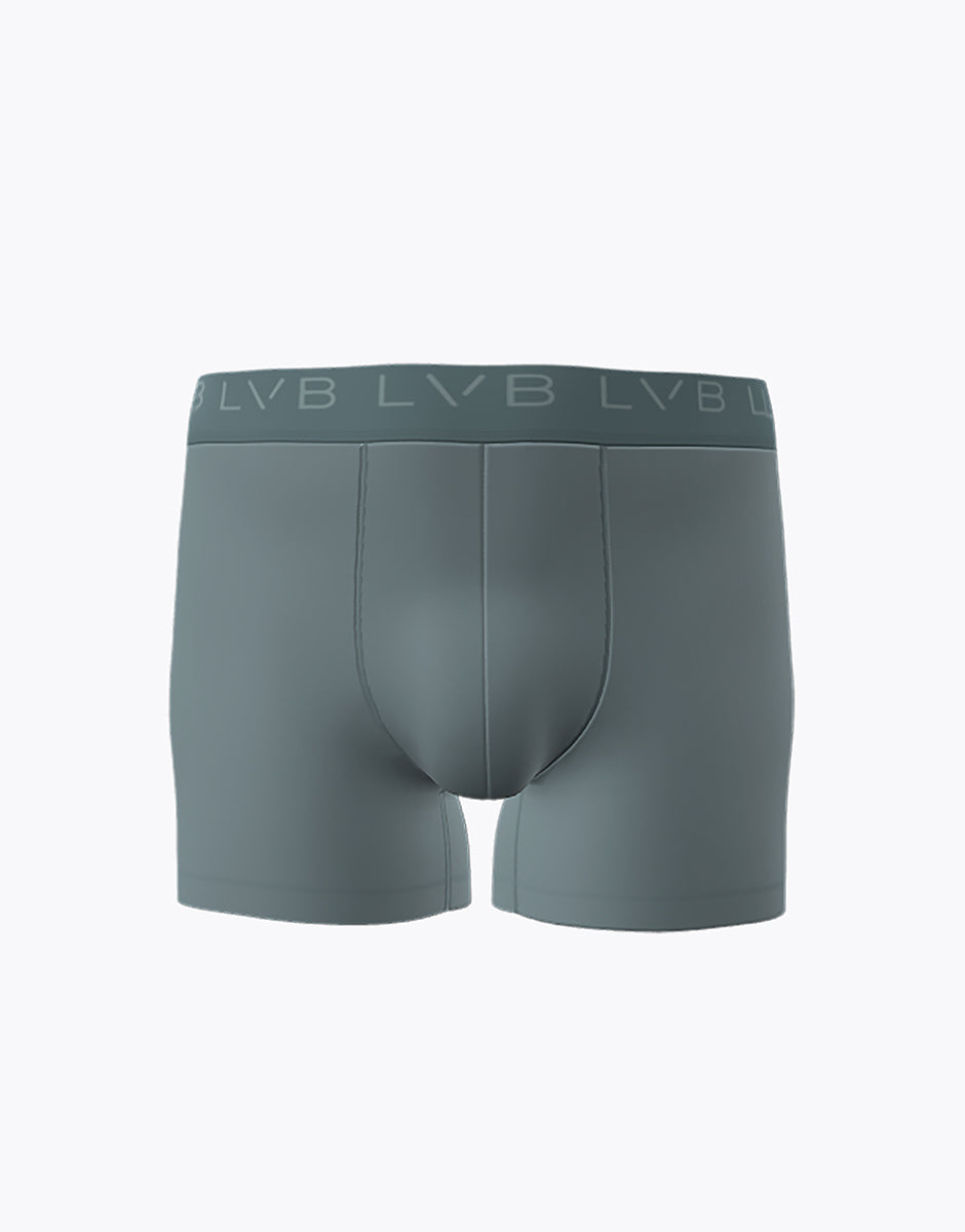 Lovable Value Elegance Boxer Lungo Ultra Stretch Modal carta da zucchero scuro
