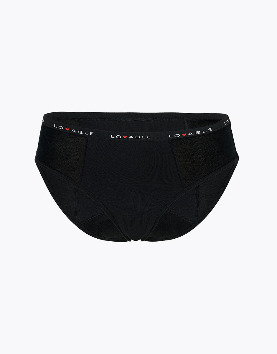 Lovable Lovely MY FIRST PERIOD PANTIES slip mestruale nero flusso abbondante