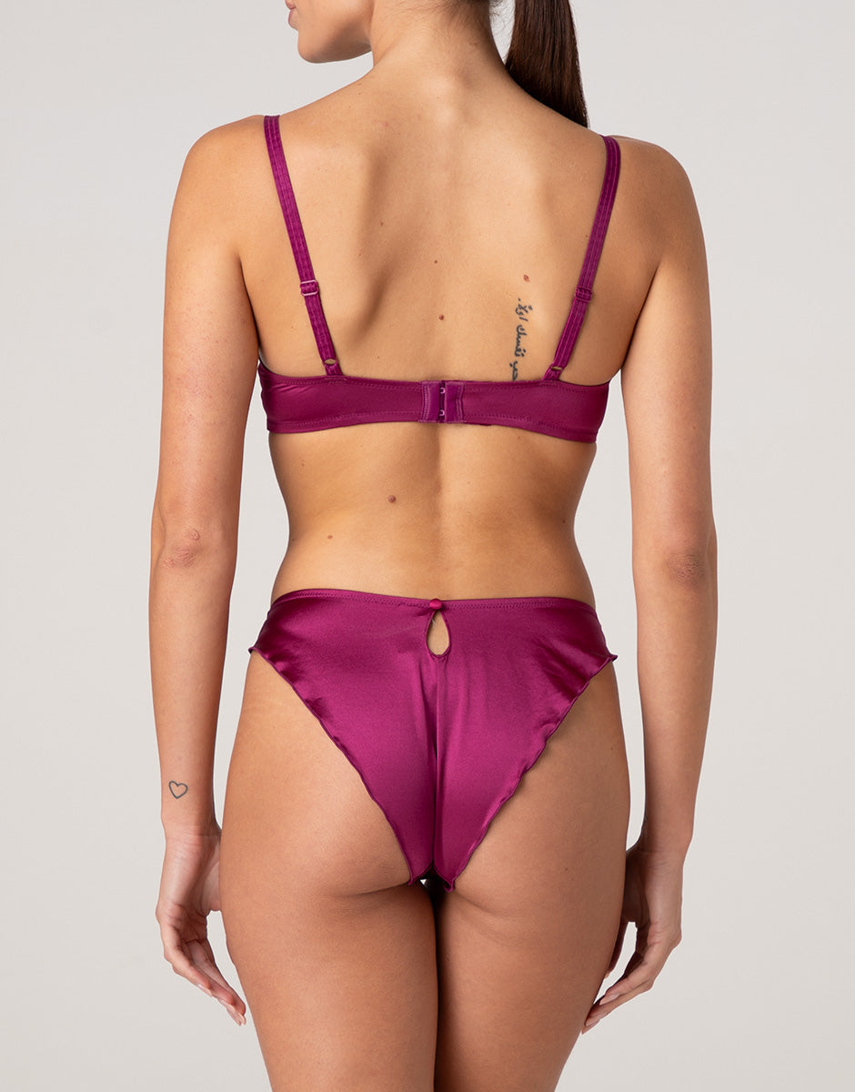 Lovable Invisible Lift Chic Micro reggiseno imbottito con ferretto lampone viola