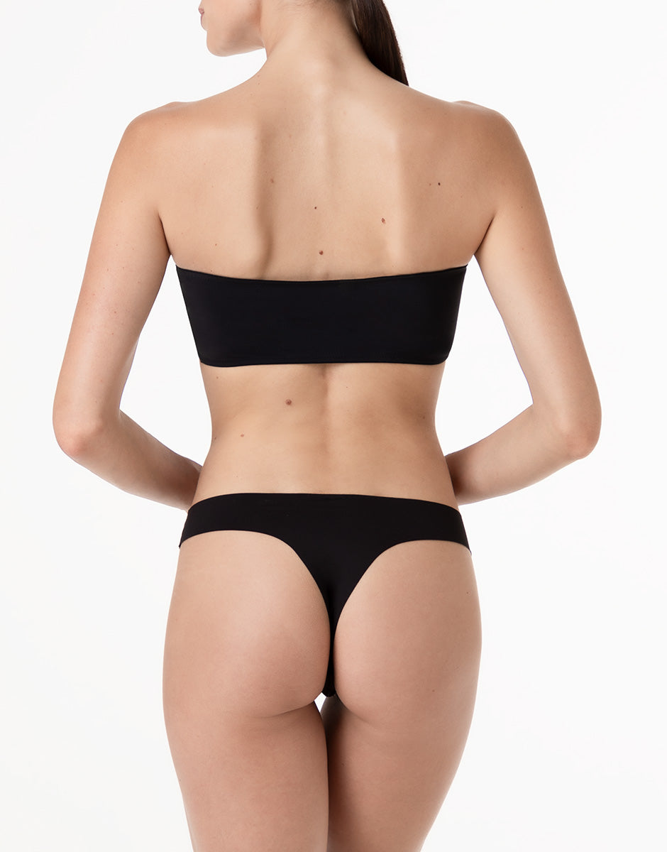 Lovable My Daily Comfort Second Skin Micro perizoma nero microfibra invisibile