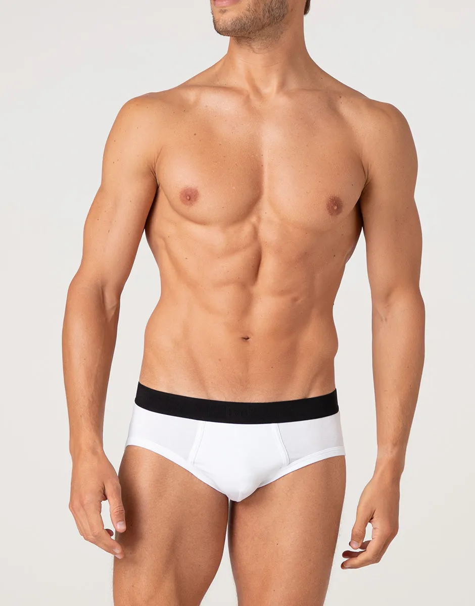 Lovable Lovely Signature Cotton slip uomo cotone Pima bianco 3/S