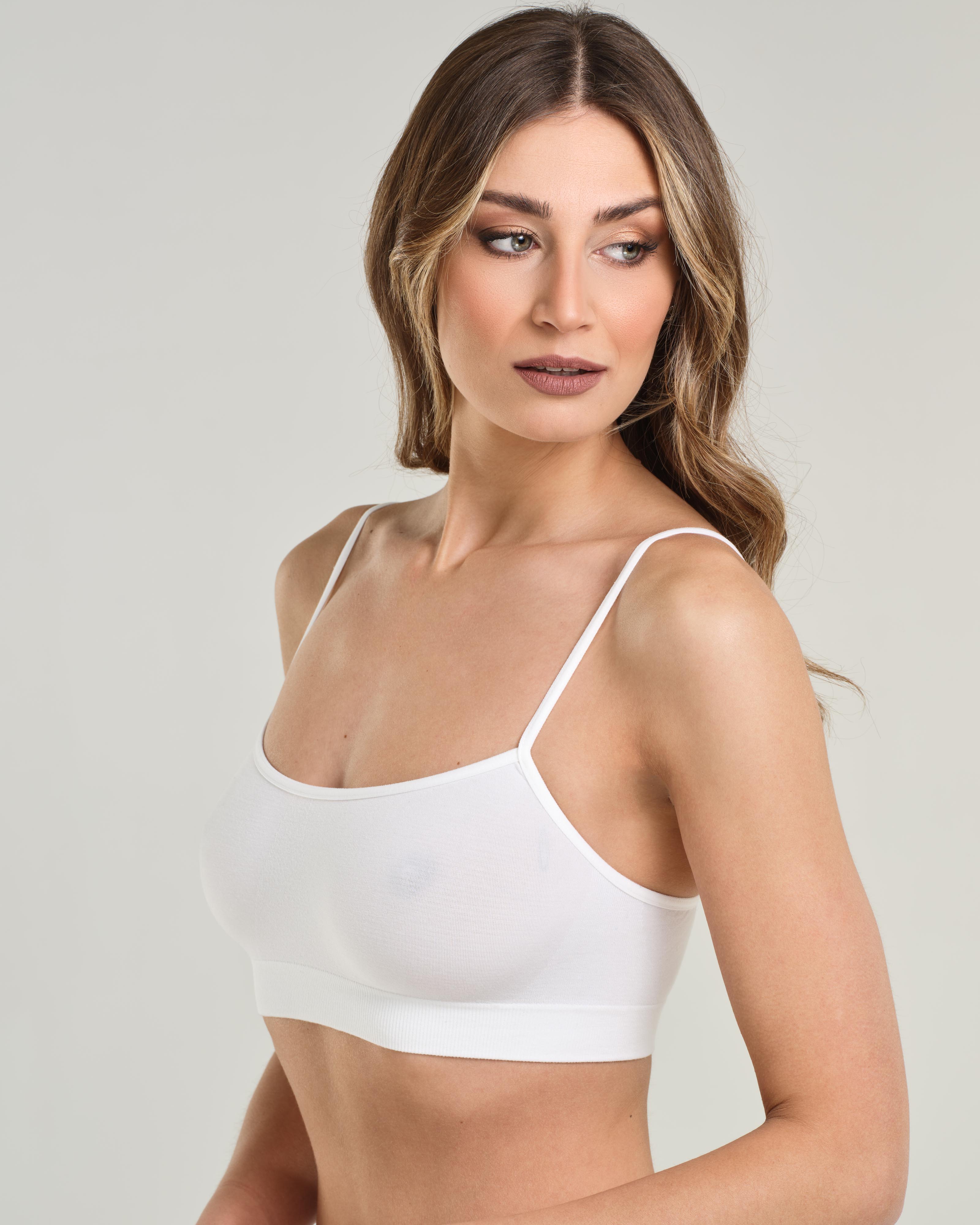 SPIMAN #Lifestyle Bamboo bralette Melange traspirante