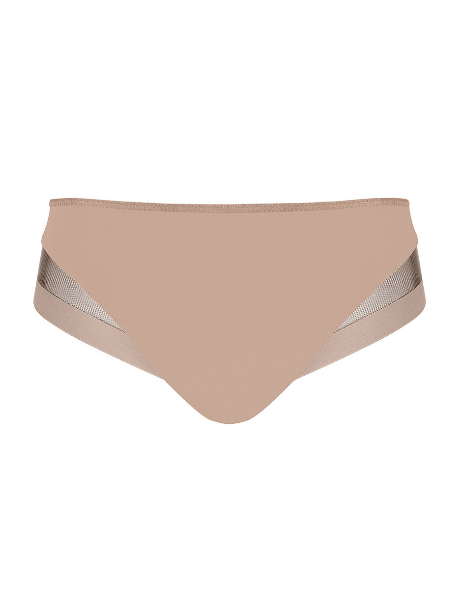 Lovable Invisible Lift Classic Invisible slip midi cipria microfibra e tulle